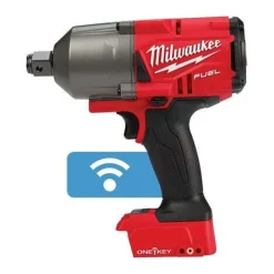Milwaukee M18 FUEL ONE-KEY 3/4" High Torque & 1/2" Mid-Torque Friction Ring Impact Wrenches, 1/4" Hex Impact Driver, PACKOUT Light/Charger & Bluetooth Speaker Bare Tool Bundle