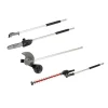 Milwaukee M18 FUEL QUIK-LOK Hedge Trimmer, Edger, 10" Pole Saw, 3' Extension Attachments Set 49-16-2719 & 49-16-2718 & 49-16-2720 & 49-16-2721