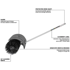 Milwaukee M18 FUEL QUIK-LOK Bristle Brush Attachment 49-16-2741