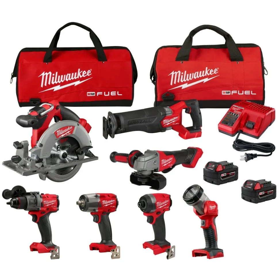 Milwaukee M18 FUEL 7-Tool Combo Kit 3697-27