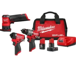 Milwaukee M12 FUEL 2-Tool Combo Kit & M12 FUEL Orbital Detail Sander