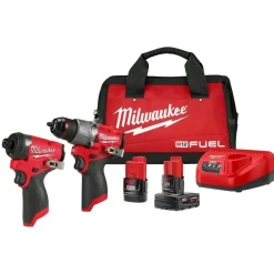 Milwaukee M12 FUEL 2-Tool Combo Kit & M12 FUEL Orbital Detail Sander