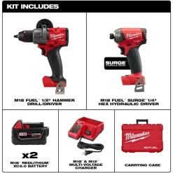 Milwaukee M18 FUEL 2-Tool Combo Surge Kit 3699-22
