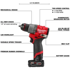Milwaukee M12 FUEL 2-Tool Combo Kit & M12 3/8