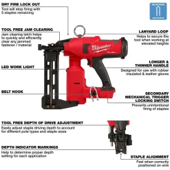 Milwaukee M18 FUEL Utility Fencing Stapler (Bare Tool) 2843-20
