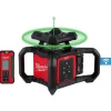 Milwaukee M18 Green Interior Rotary Laser Level Kit w/ Remote/Receiver & Wall Mount Bracket 3702-21