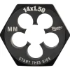 Milwaukee M14-1.50 mm 1-7/16" Hex Threading Die 49-57-5366