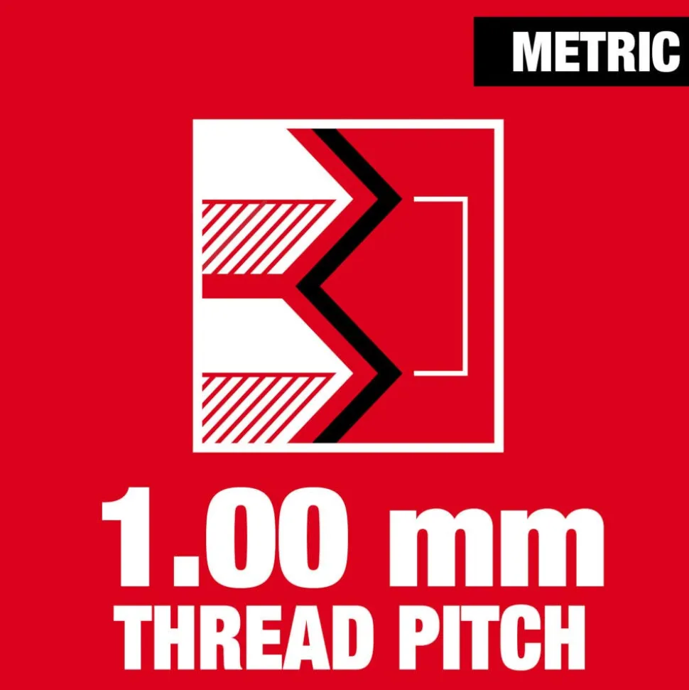 Milwaukee M8-1.00 mm 1-Inch Hex Threading Die 49-57-5345