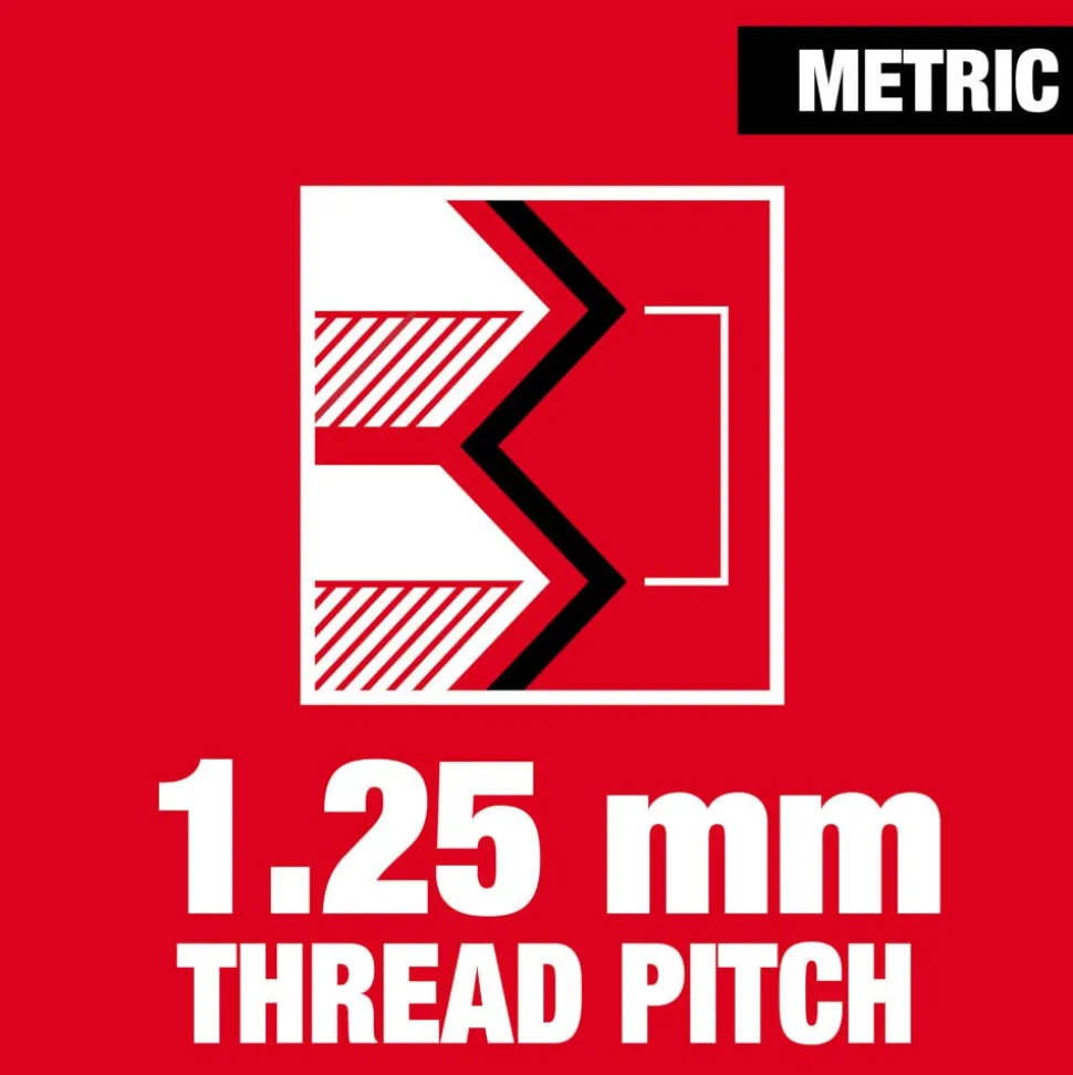 Milwaukee M10-1.25 mm 1-Inch Hex Threading Die 49-57-5353