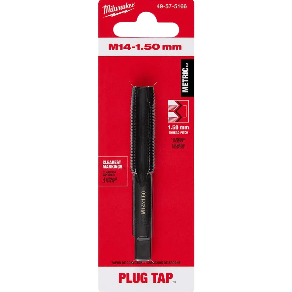 Milwaukee M14-1.50 mm Straight Flute Plug Tap 49-57-5166