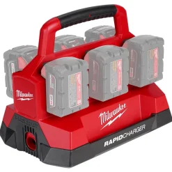 Milwaukee M18 PACKOUT Six Bay Rapid Charger 48-59-1809