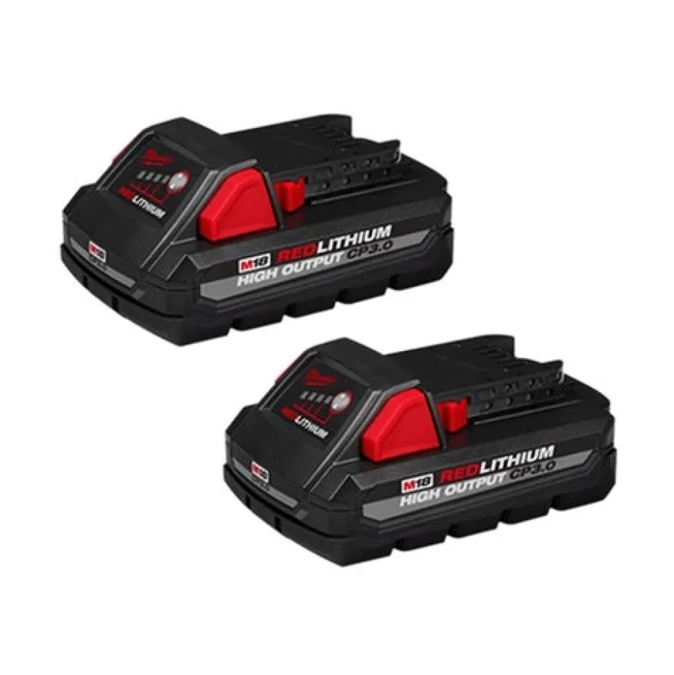 Milwaukee M18 REDLITHIUM HIGH OUTPUT CP3.0 Battery 2-Pack 48-11-1837