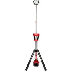 Milwaukee M18 ROCKET Dual Power Tower Light, 6" Random Orbital Polisher & Bluetooth Speaker Bare Tool Bundle
