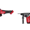 Milwaukee Milwaukee M18 FUEL 5" Braking Grinder Paddle Switch, No-Lock & M18 FUEL 1" SDS Plus Rotary Hammer - Tool Only 2880-20 & 2912-20