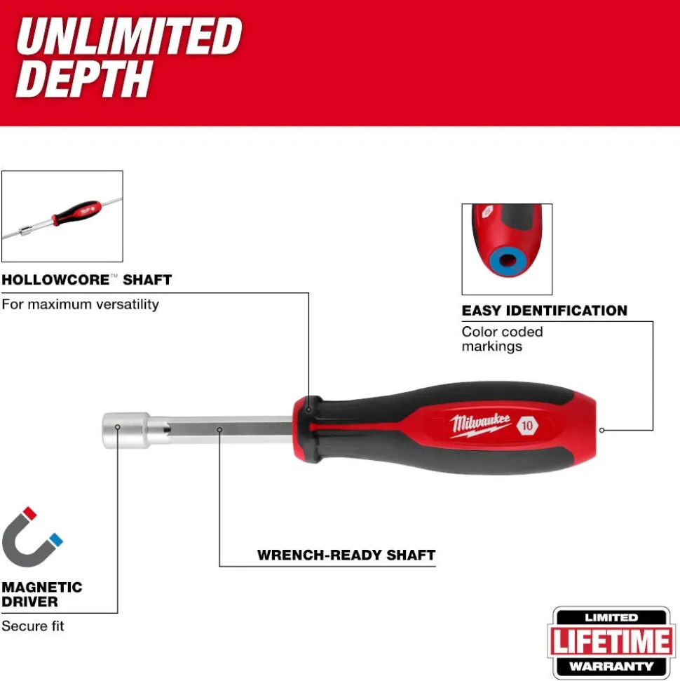 Milwaukee 5mm HollowCore Magnetic Nut Driver 48-22-2561