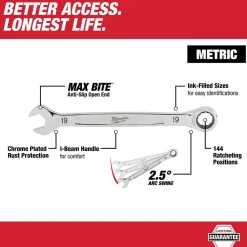 Milwaukee 30MM Metric Ratcheting Combination Wrench 45-96-9330