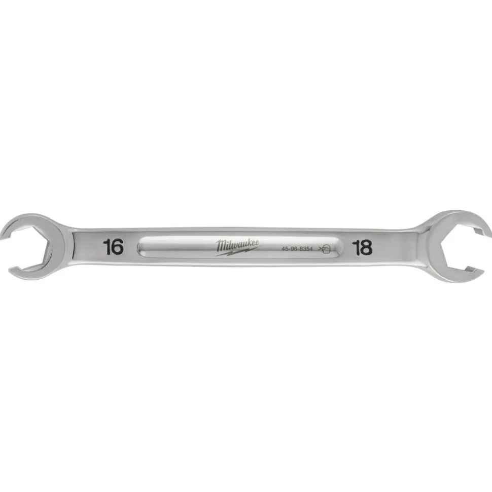 Milwaukee 16mm X 18mm Double End Flare Nut Wrench 45-96-8354