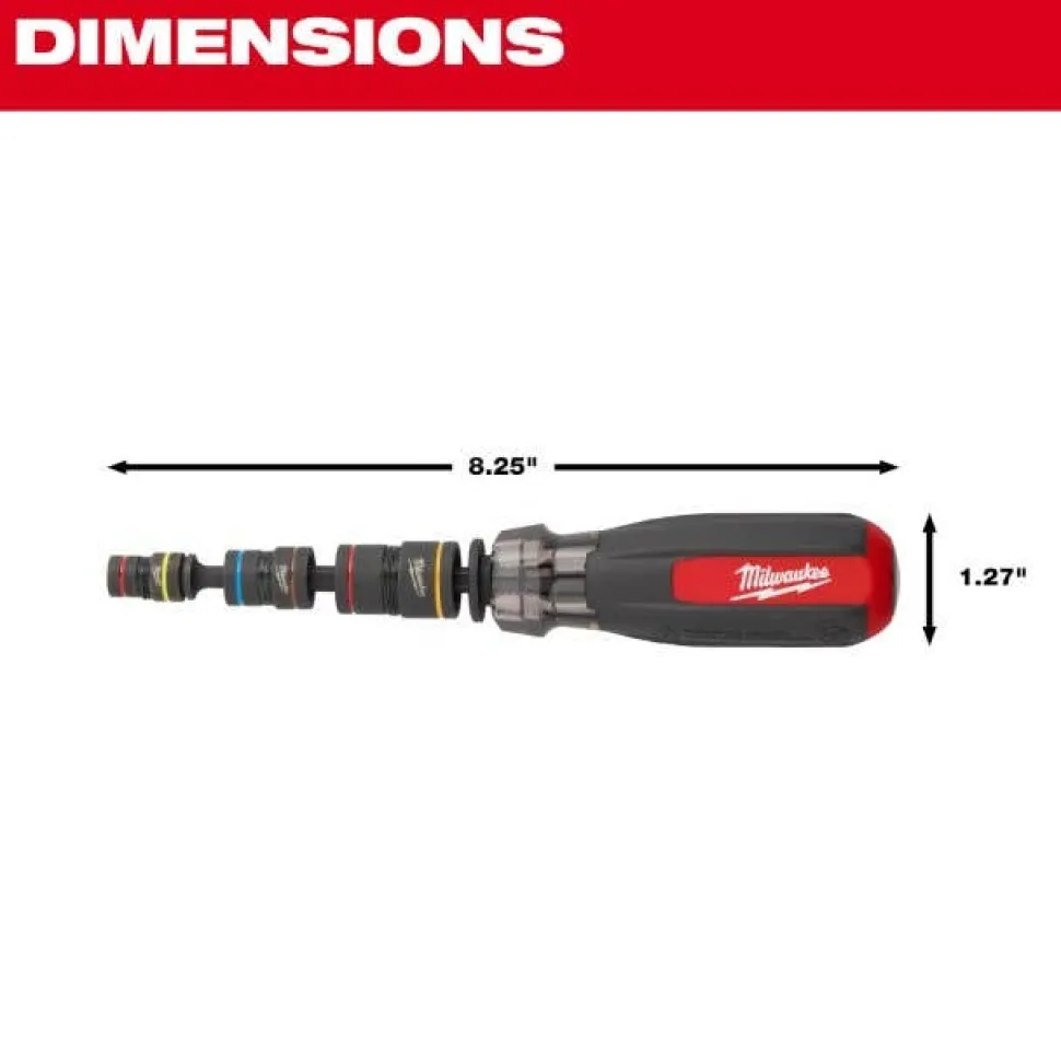Milwaukee Multi-Nut Driver w/ SHOCKWAVE Impact Duty Magnetic Nut Drivers 48-22-2921