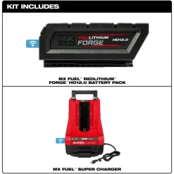 Milwaukee MX FUEL REDLITHIUM FORGE HD12.0 BATTERY/SUPER CHARGER EXPANSION KIT MXFSC-1HD12