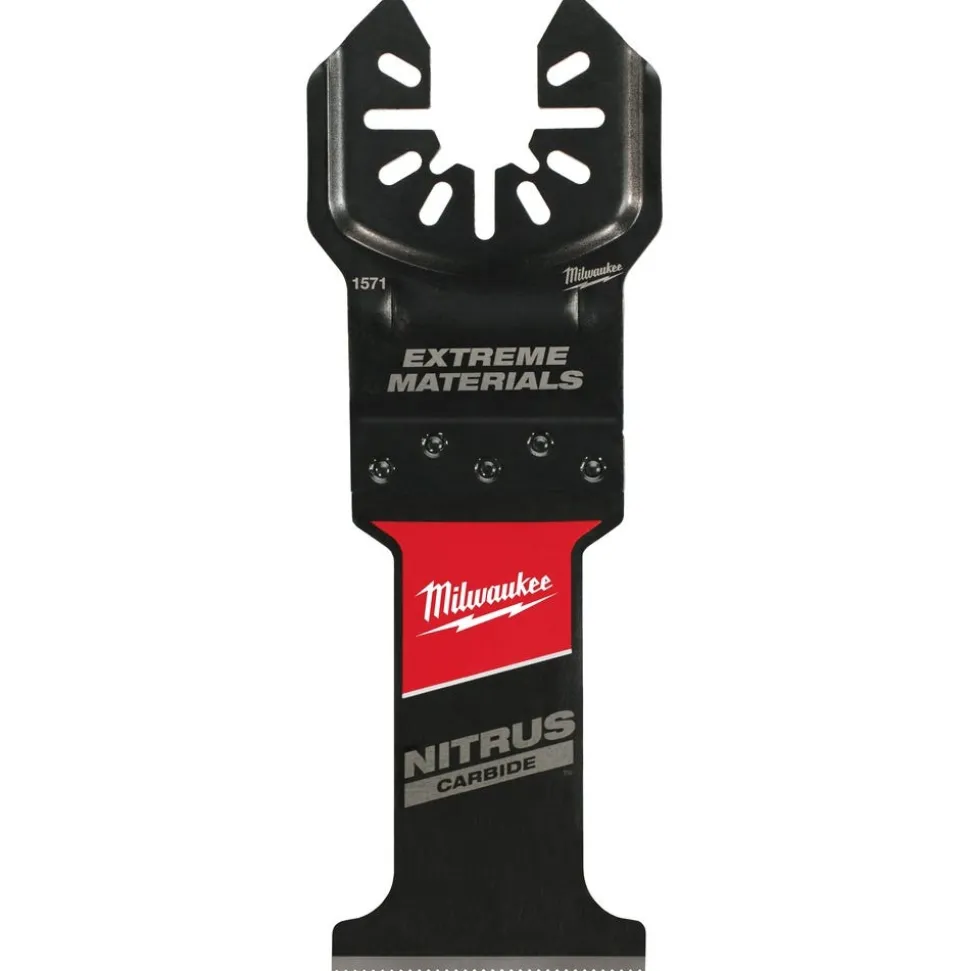 Milwaukee NITRUS CARBIDE Extreme Materials Universal Fit OPEN-LOK Multi-Tool Blade 1PK 49-25-1571
