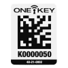 Milwaukee ONE-KEY Asset ID Tag Large Plastic Surface (100 Piece) 48-21-0002