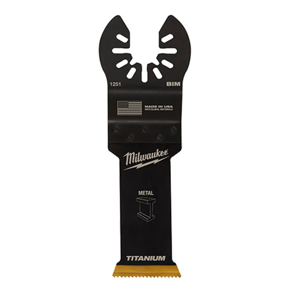 Milwaukee OPEN-LOK 1-1/8" Titanium Enhanced Bi-Metal Blade 1pk 49-25-1251