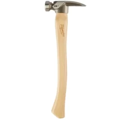 Milwaukee 19oz Smooth Face Hickory Wood Framing Hammer 48-22-9519