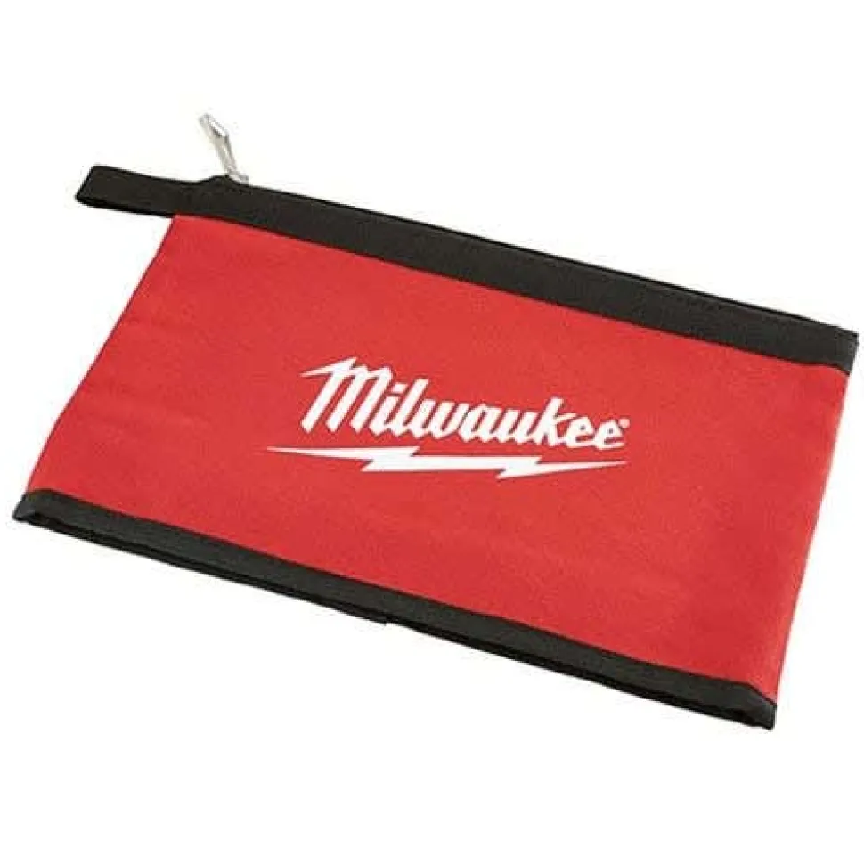 Milwaukee PACKOUT 15" Softside Bag, 26 Pocket Backpack, & Black Zipper Pouch Bundle