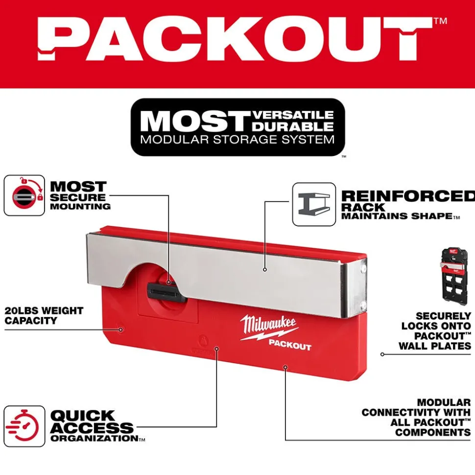 Milwaukee PACKOUT Belt Clip Rack 48-22-8344