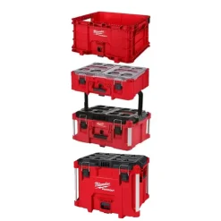 Milwaukee PACKOUT Large Tool Box & PACKOUT XL Tool Box, PACKOUT Crate & PACKOUT Deep Organizer