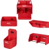Milwaukee PACKOUT Tool Station & Rack, Compact Shelf, Screwdriver Rack, & Organizer Cup Accessory Bundle