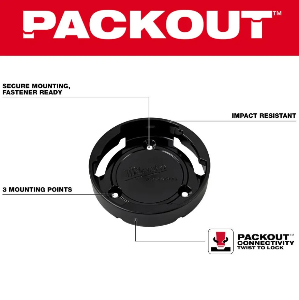 Milwaukee PACKOUT Twist to Lock Mount - 3 Pack 48-22-8399