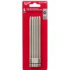 Milwaukee Phillips #2 Reduced Collated Screw Attachment Bits (5 Pack) 48-30-1000