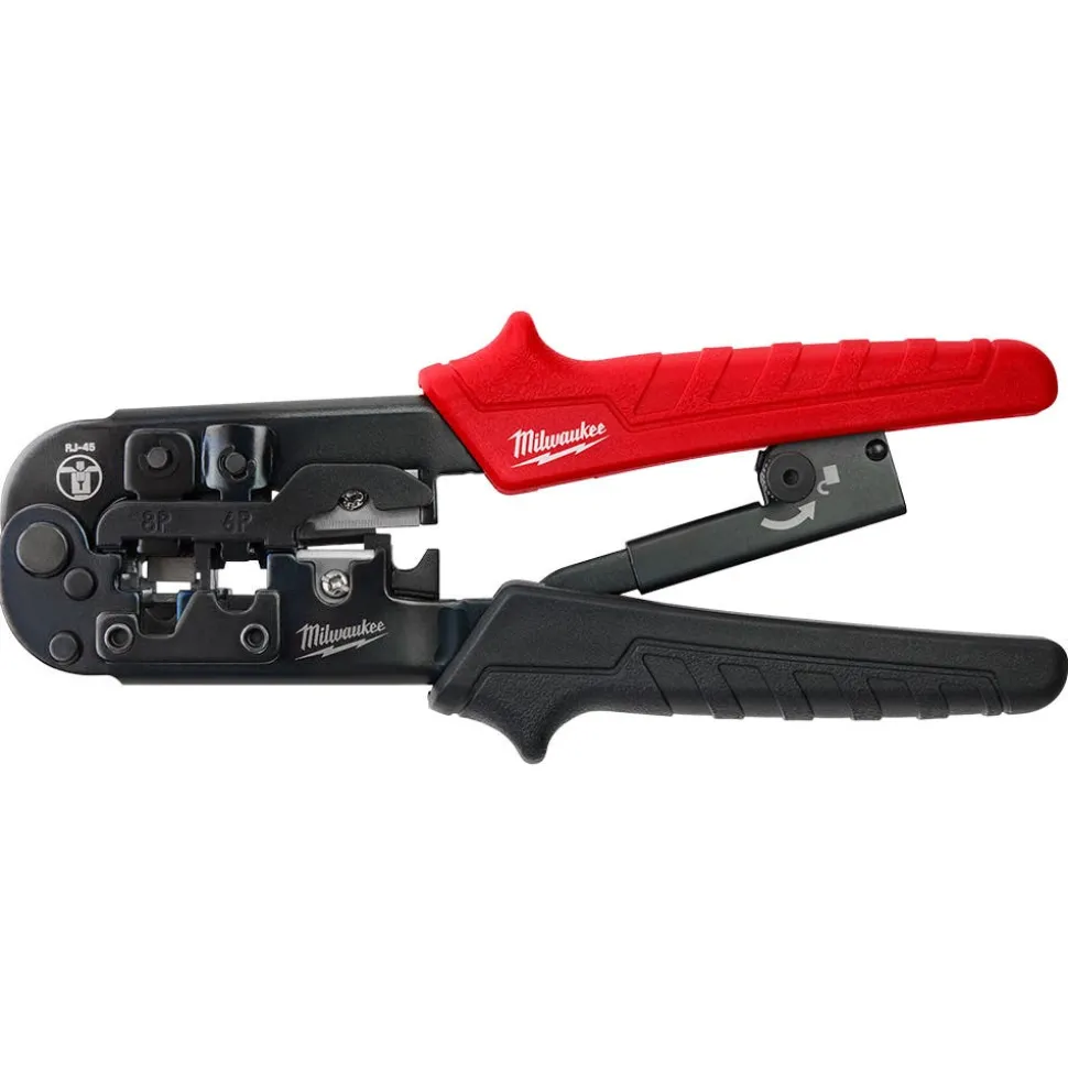 Milwaukee Ratcheting Pass-Through Crimper & Stripper 48-22-3074