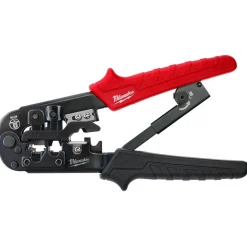 Milwaukee Ratcheting Pass-Through Crimper & Stripper 48-22-3074