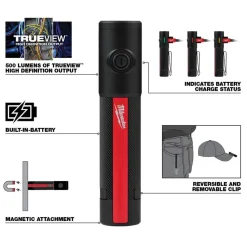 Milwaukee Rechargeable 500L Everyday Carry Flashlight 500 Lumens 2011R