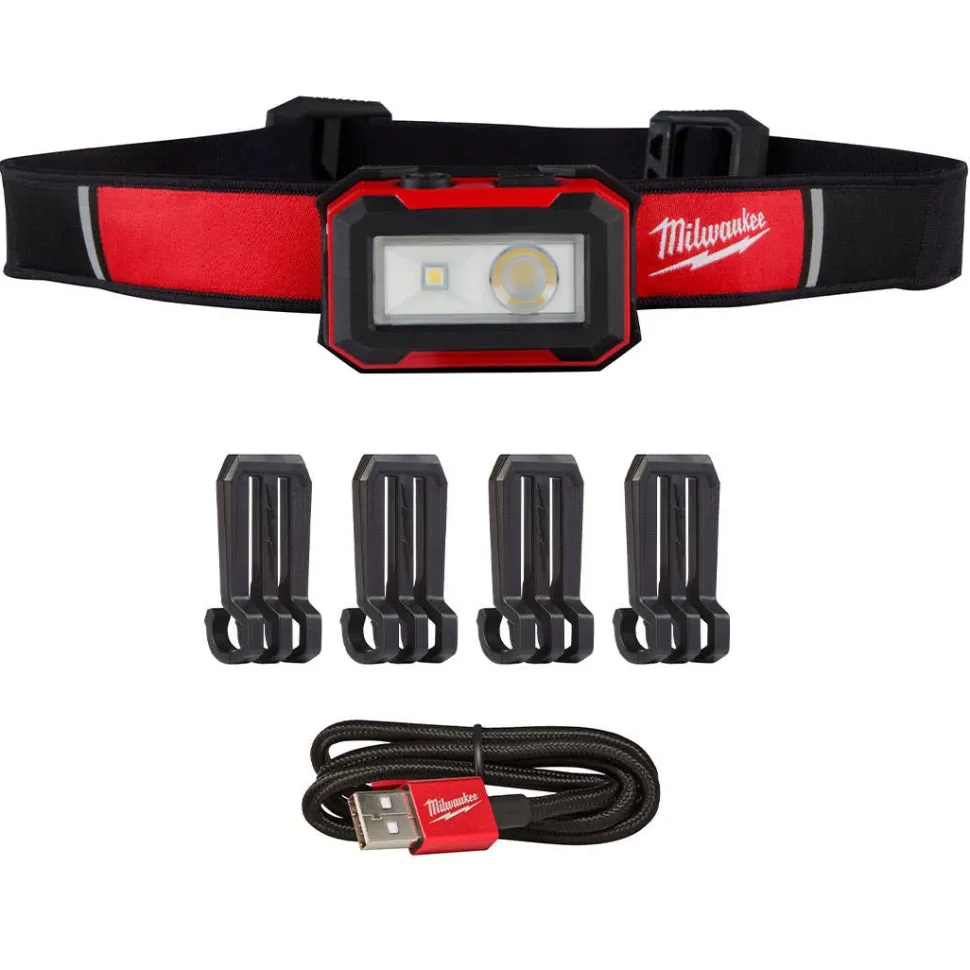 Milwaukee Rechargeable 450L Headlamp 450 Lumens 2012R