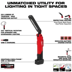 Milwaukee REDLITHIUM USB Stick Light w/ Magnet 550 Lumens 2128-21