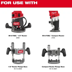 Milwaukee Router Guide Rail Adapter 48-11-2838