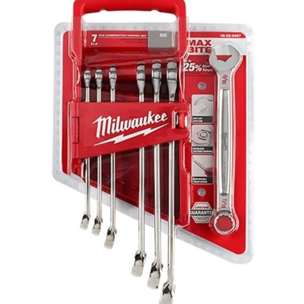 Milwaukee SAE Combination Wrench Set 7 Piece 48-22-9407