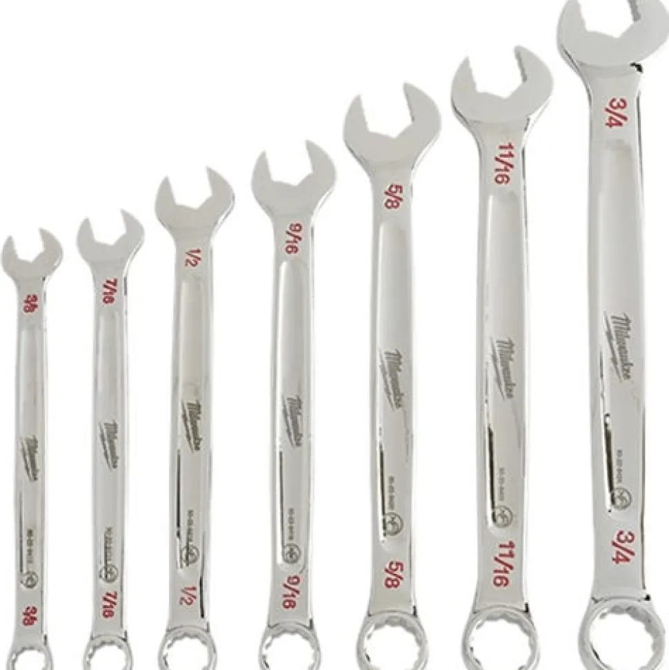 Milwaukee SAE Combination Wrench Set 7 Piece 48-22-9407