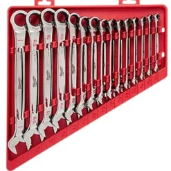 Milwaukee SAE Ratcheting Combination Wrench 15 Piece Set 48-22-9416