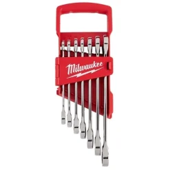 Milwaukee SAE Ratcheting Combination Wrench Set 7 Piece 48-22-9406