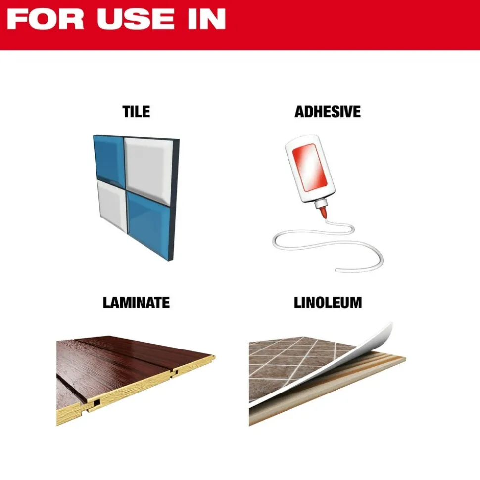 Milwaukee SDS PLUS SLEDGE Floor Scraper 5" X 10" 48-62-6046