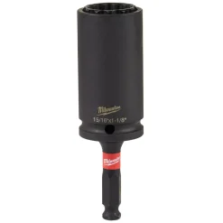 Milwaukee SHOCKWAVE 15/16" & 1-1/8" 2-in-1 Lineman's 12PT Socket 49-66-5124