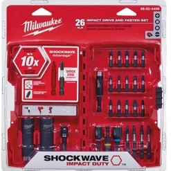 Milwaukee SHOCKWAVE Drive and Fasten Set 26PC 48-32-4408
