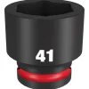 Milwaukee Shockwave Impact Duty 3/4" Drive 41mm Standard 6 Point Socket 49-66-6379