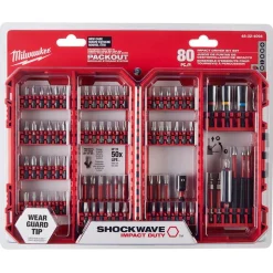 Milwaukee SHOCKWAVE Impact Duty Driver Bit Set- 80 Piece 48-32-4094