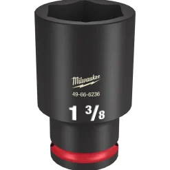 Milwaukee Shockwave Impact Duty 1/2" Drive 1-3/8" Deep 6 Point Socket 49-66-6236