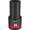 Milwaukee Shockwave Impact Duty 3/4" Drive 20mm Deep 6 Point Socket 49-66-6395